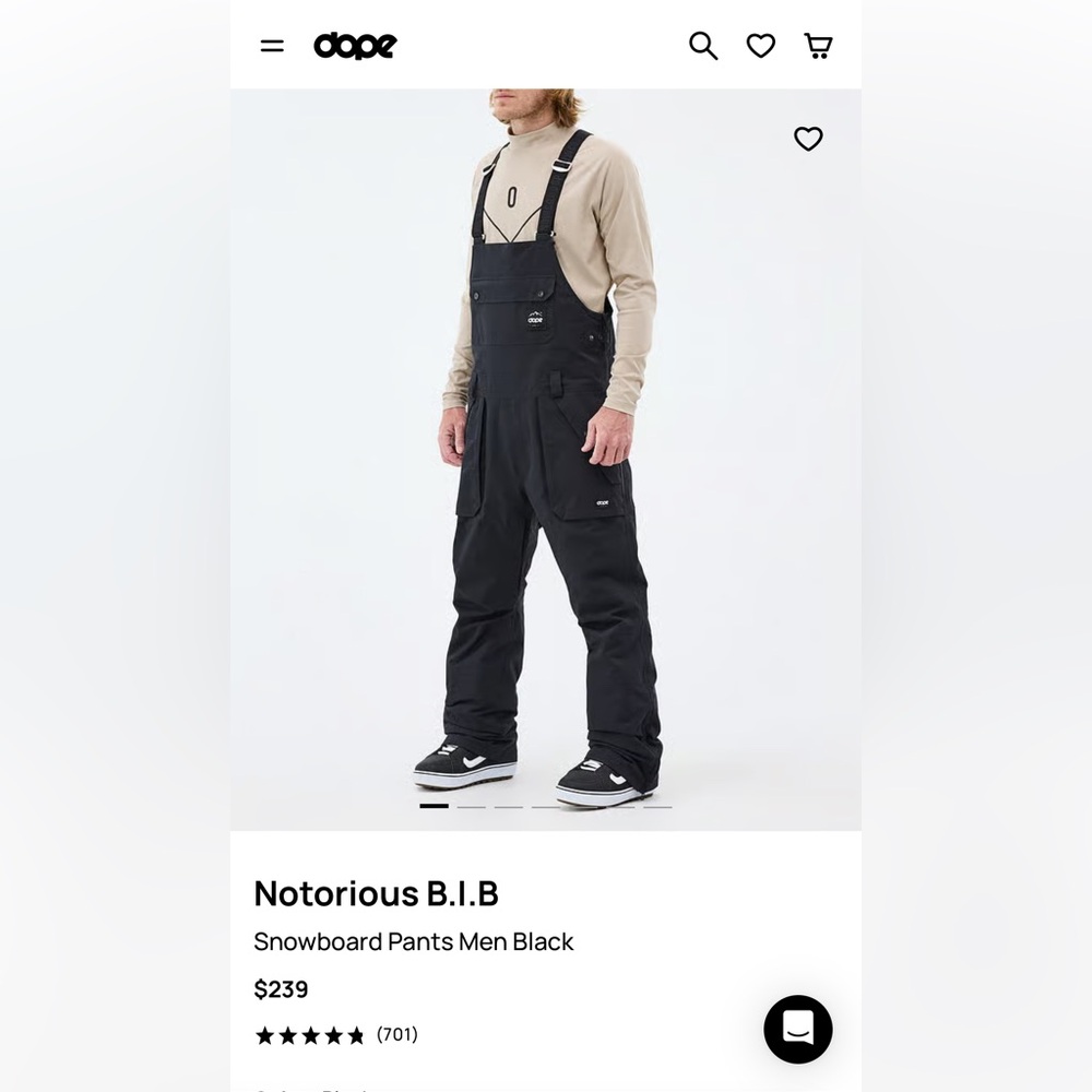 Brand New Never Used DOPE Notorious B.I.B - Picture 4 of 4